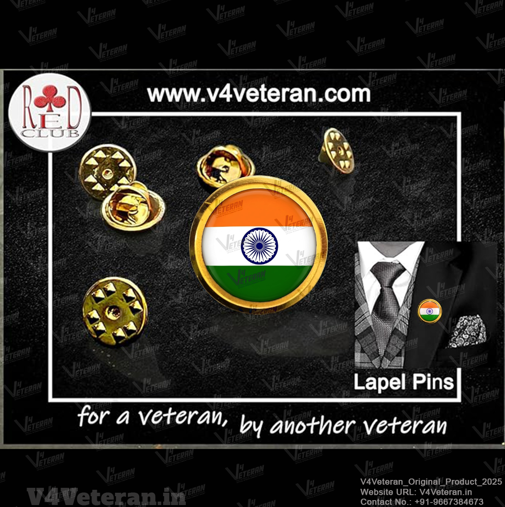 Lapel Pin for Blazer (TIRANGA)
