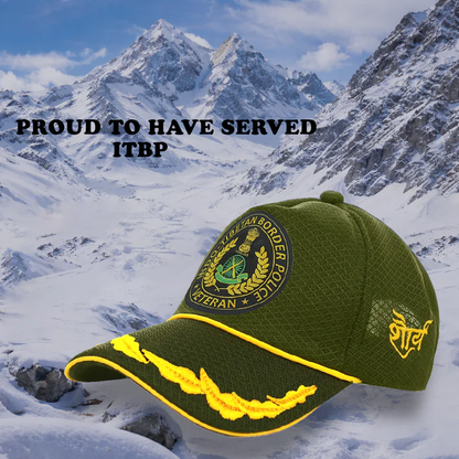 ITBP Officers' (Olive Green) Veterans Baseball Cap