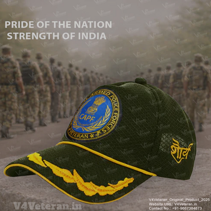 CAPF Officers' (Olive Green) Veterans Baseball Cap