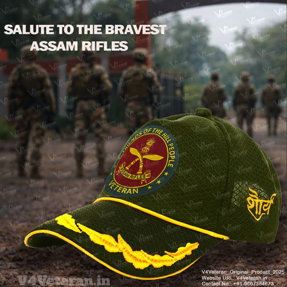Assam Rifles Officers' (Olive Green) Veterans Baseball Cap