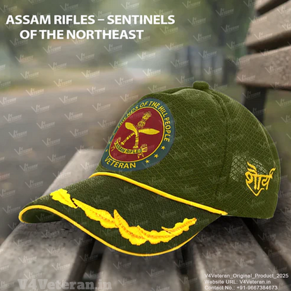 Assam Rifles Officers' (Olive Green) Veterans Baseball Cap