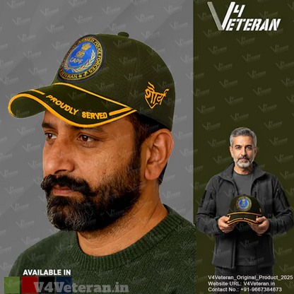 CAPF-Proudly Served (Olive Green) Veterans Baseball Cap
