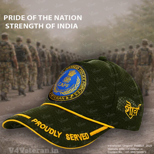 CAPF-Proudly Served (Olive Green) Veterans Baseball Cap