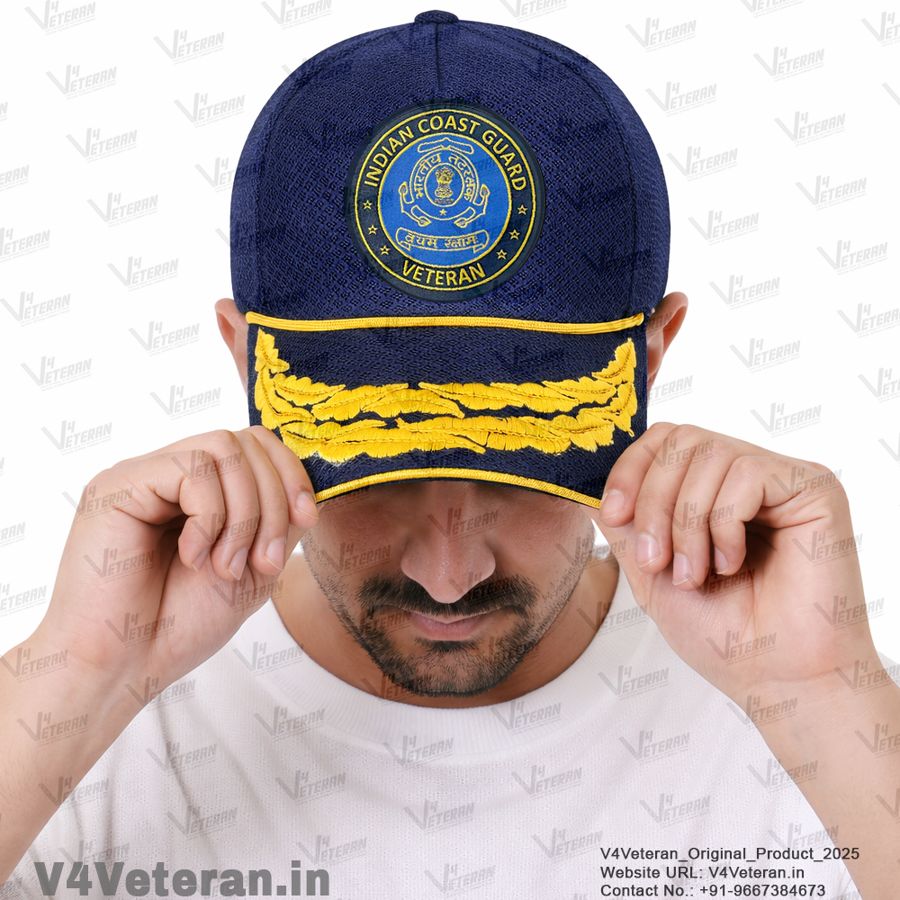 ICG-Flag Officers' (Blue) Veterans Baseball Cap