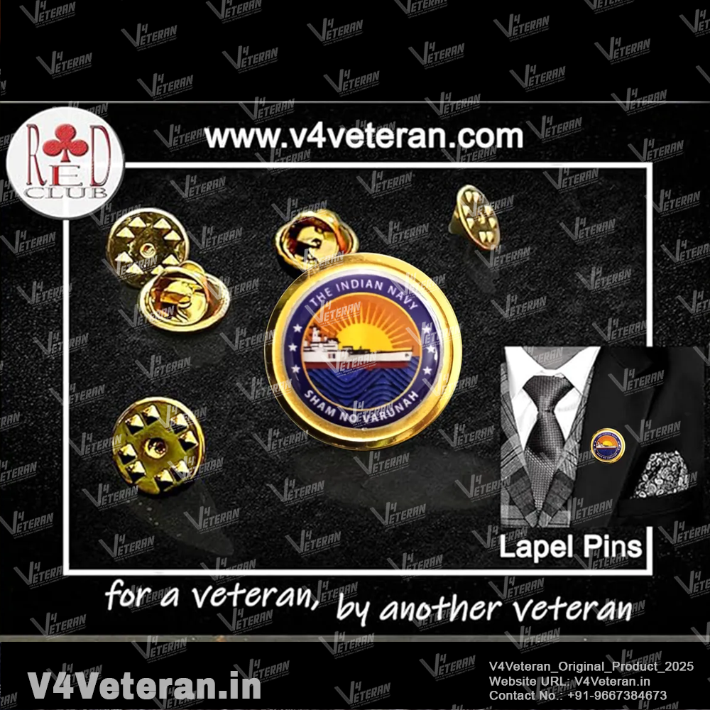 Lapel Pin for Blazer (Indian NAVY)
