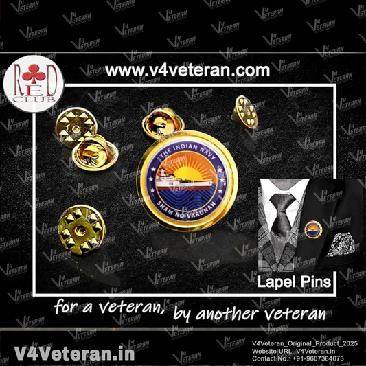 Lapel Pin for Blazer (Indian NAVY)