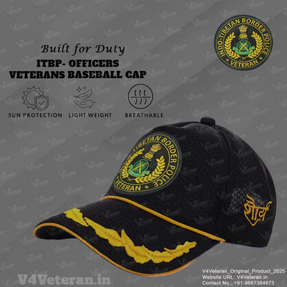 ITBP Officers' (Black) Veterans Baseball Cap