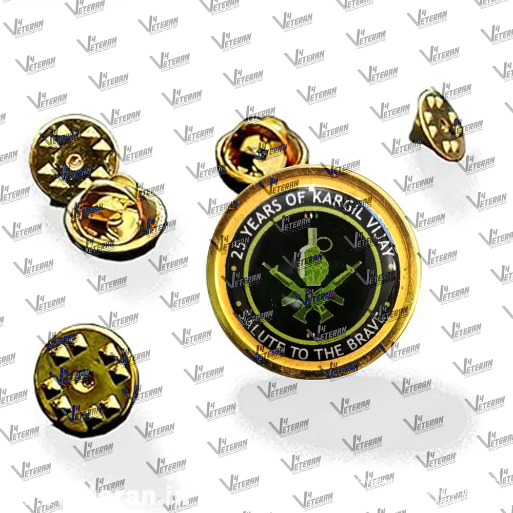 Lapel Pin for Blazer (Indian Army Kargil Veteran)