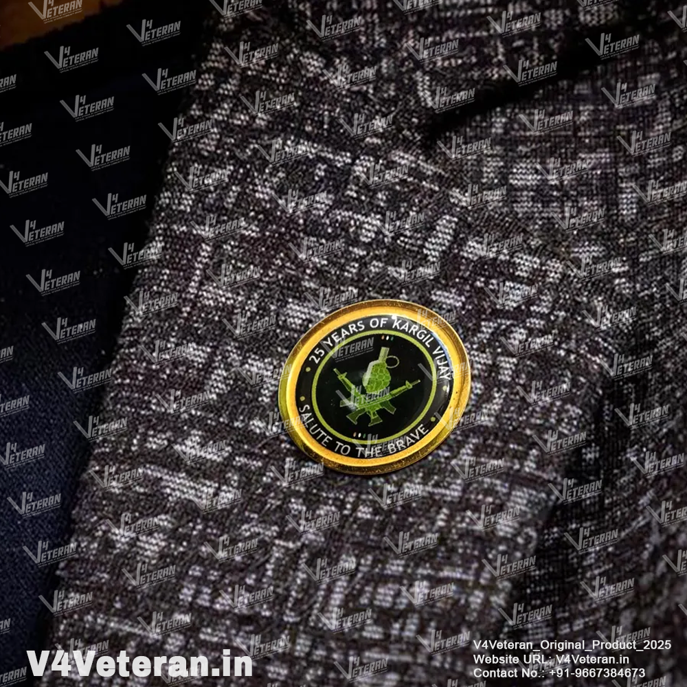 Lapel Pin for Blazer (Indian Army Kargil Veteran)