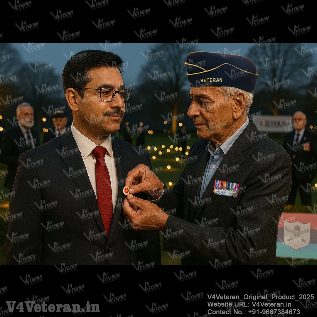 Lapel Pin for Blazer (Indian Army Veteran)