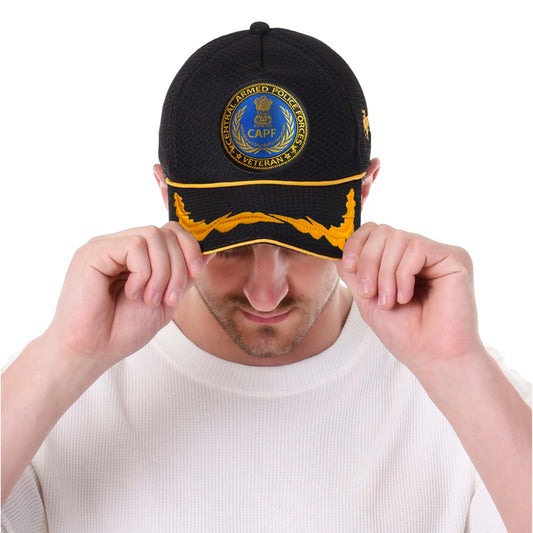CAPF Officers' (Black) Veterans Baseball Cap