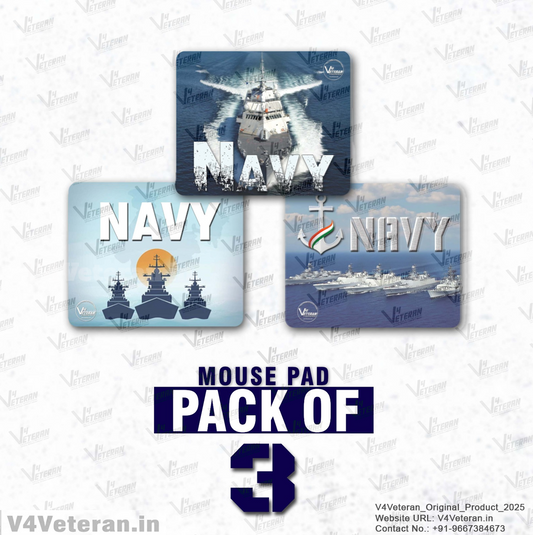 Indian Navy Mouse Pad – Pack of 3