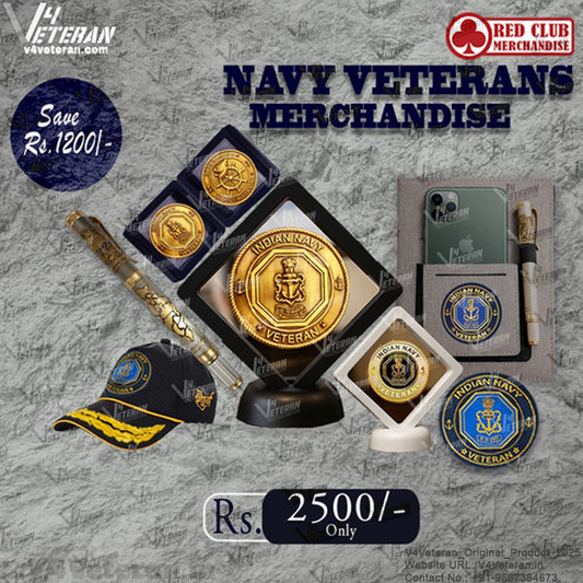 Indian Navy Proudly Served Veterans Merchandise Combo