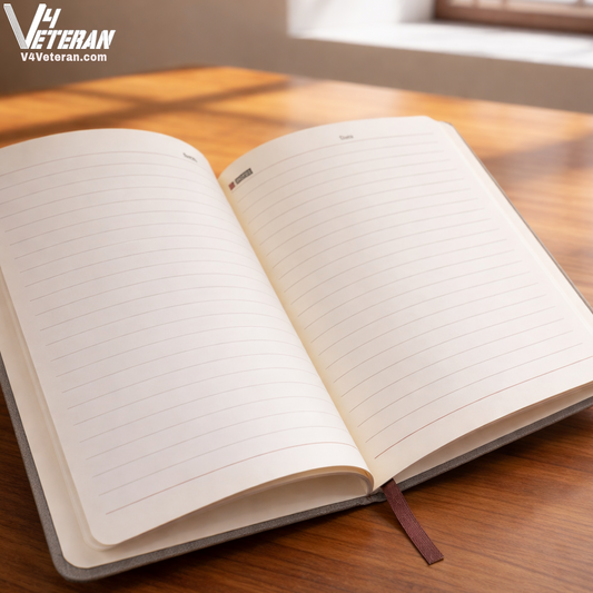 Assam Rifles (Veteran) Office Notebook with Phone–Card Pocket & Elastic Pen Loop