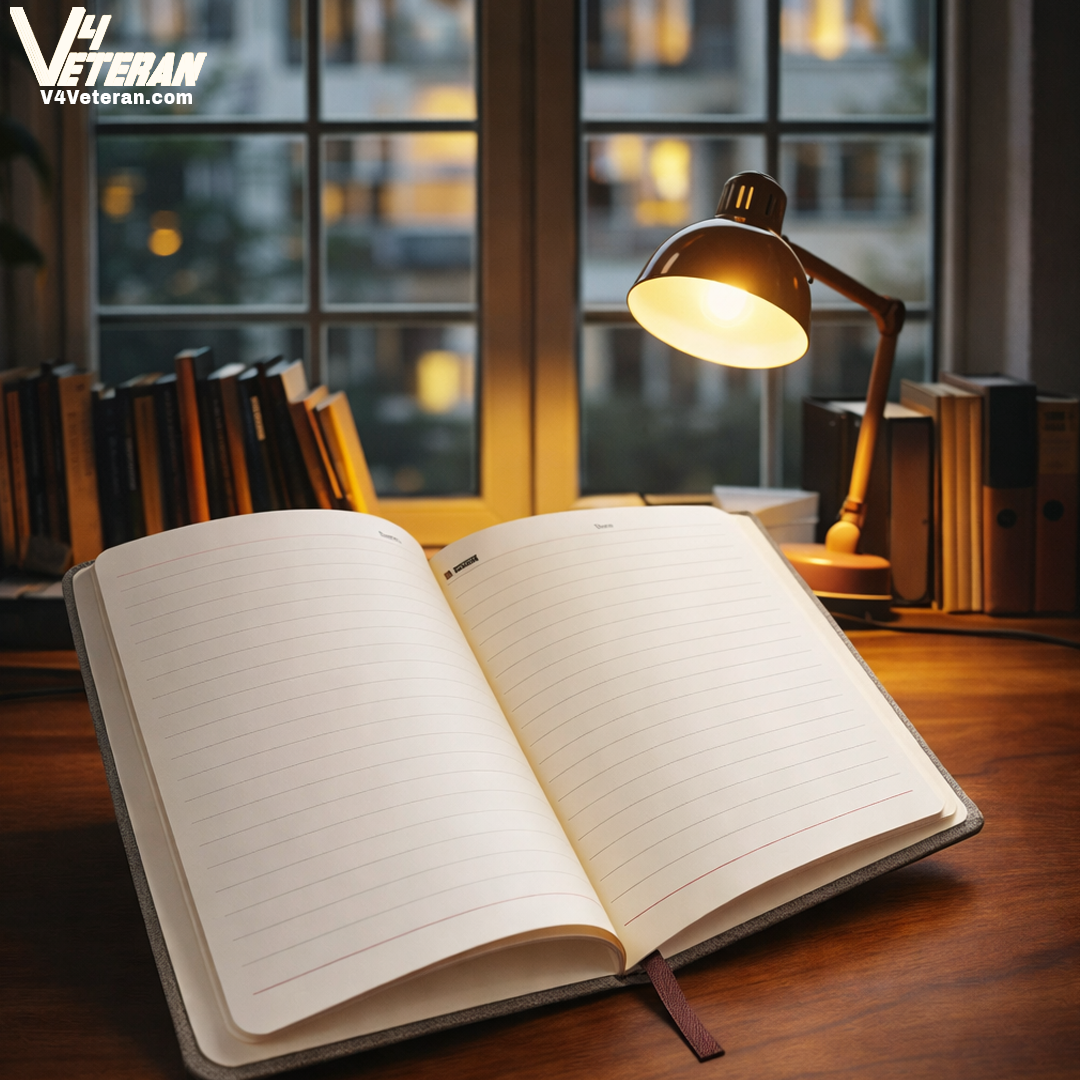 BSF (Veteran) Office Notebook with Phone–Card Pocket & Elastic Pen Loop