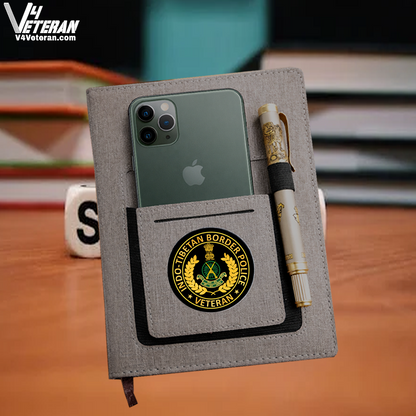 ITBP (Veteran) Office Notebook with Phone–Card Pocket & Elastic Pen Loop