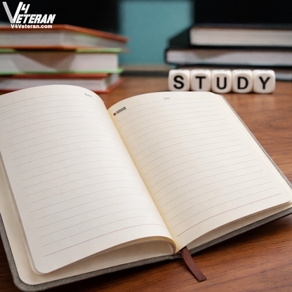 ITBP (Veteran) Office Notebook with Phone–Card Pocket & Elastic Pen Loop