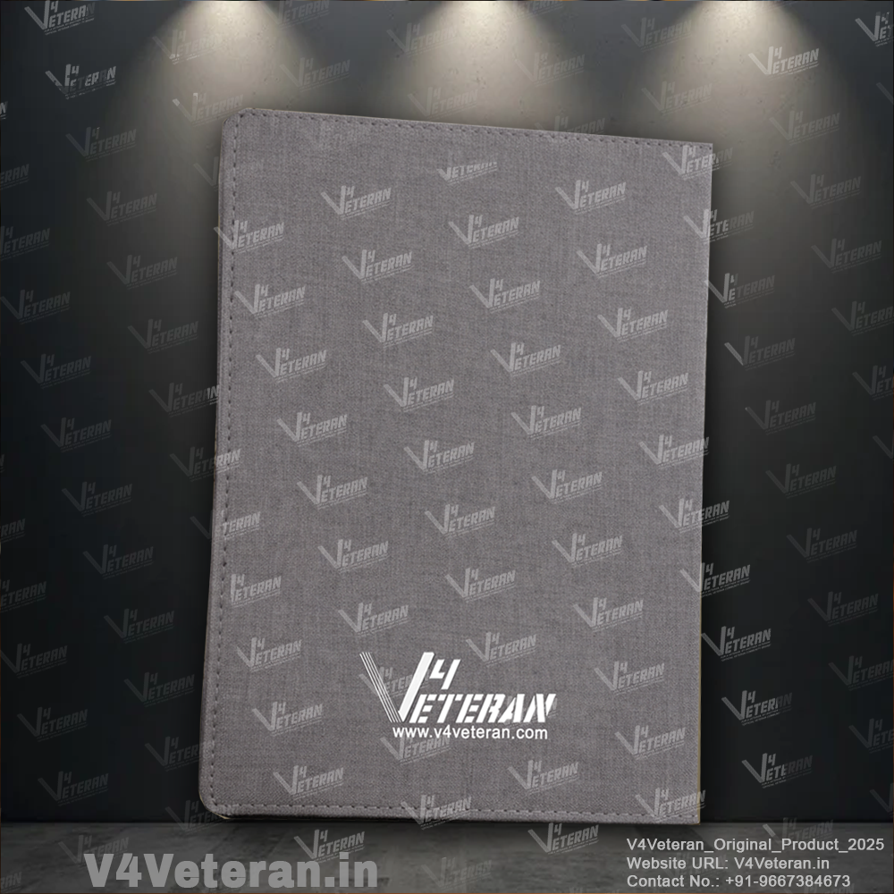 Classic NSG (Veteran) Office Notebook with Phone–Card Pocket & Elastic Pen Loop