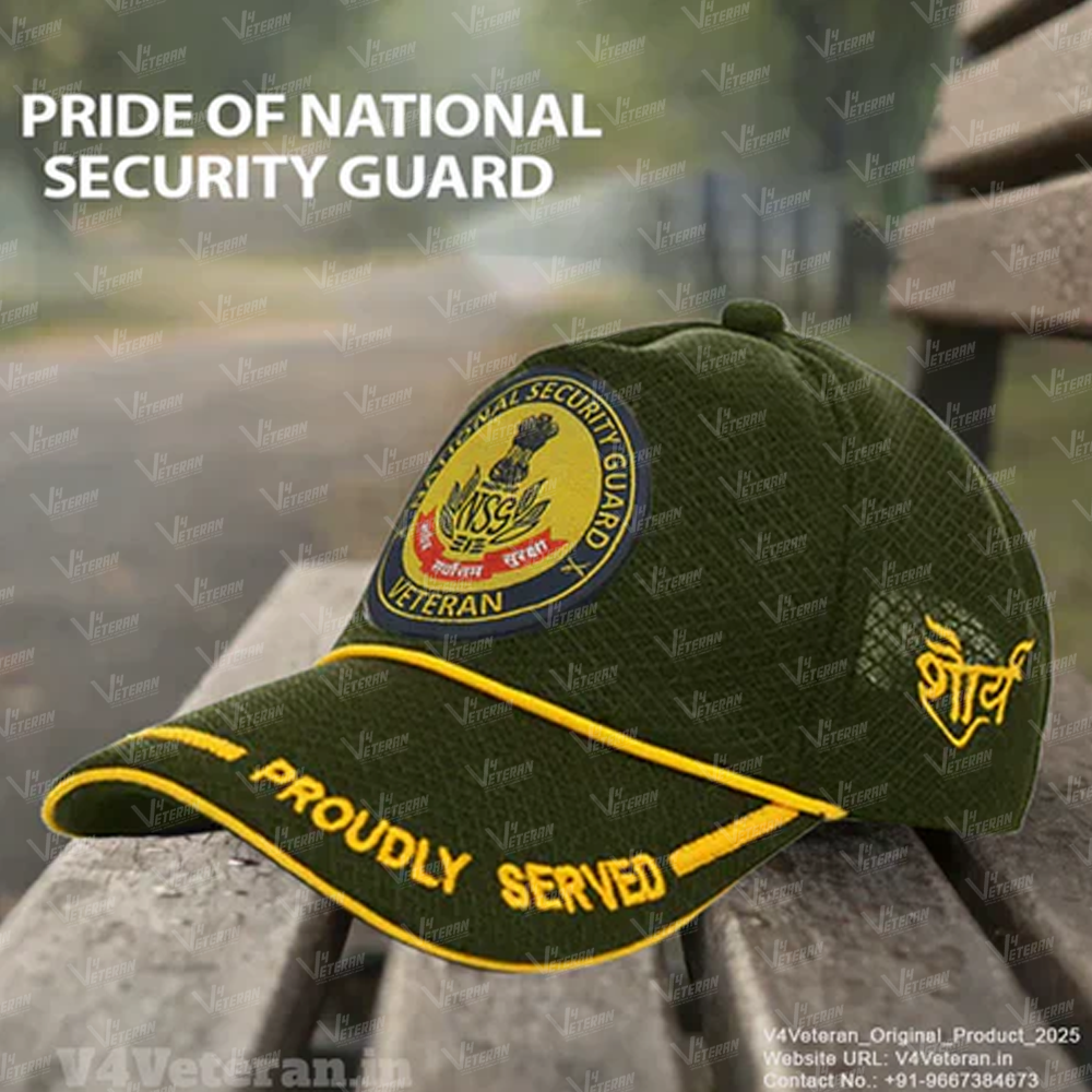 NSG-Proudly Served (Green) Veterans Baseball Cap