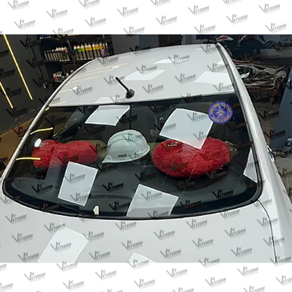 INDIAN ORDNANCE FACTORIES Windshield Front Gumming Vinyl Stickers/Decals for Inside Pasting (Pack of 7)
