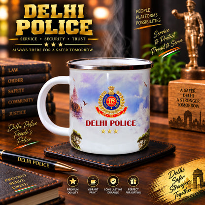 Delhi Police Steel Mug