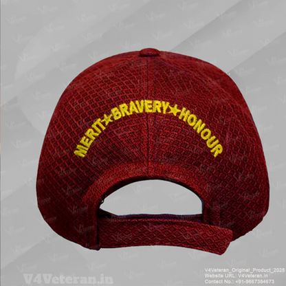 Para SF-Proudly Served (Maroon) Veterans Baseball Cap