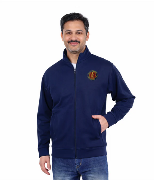 Police Service Jacket (Zipper, Cotton Fleece 340GSM) for Veterans