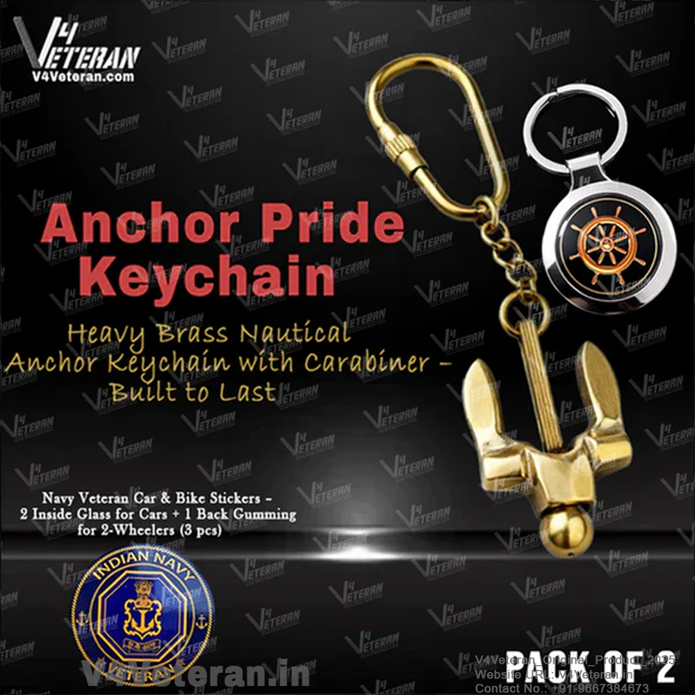 Anchor Pride Keychain