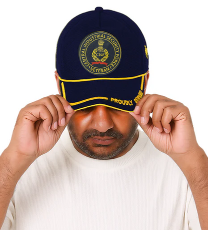 CISF-Proudly Served (Blue) Veterans Baseball Cap