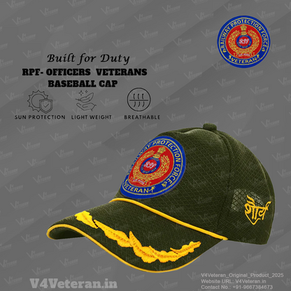 RPF Officers' (Olive Green) Veterans Baseball Cap