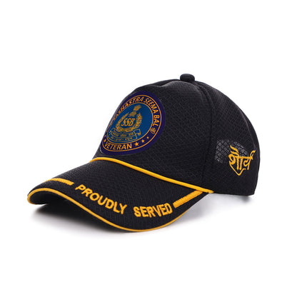 SSB-Proudly Served (Black) Veterans Baseball Cap