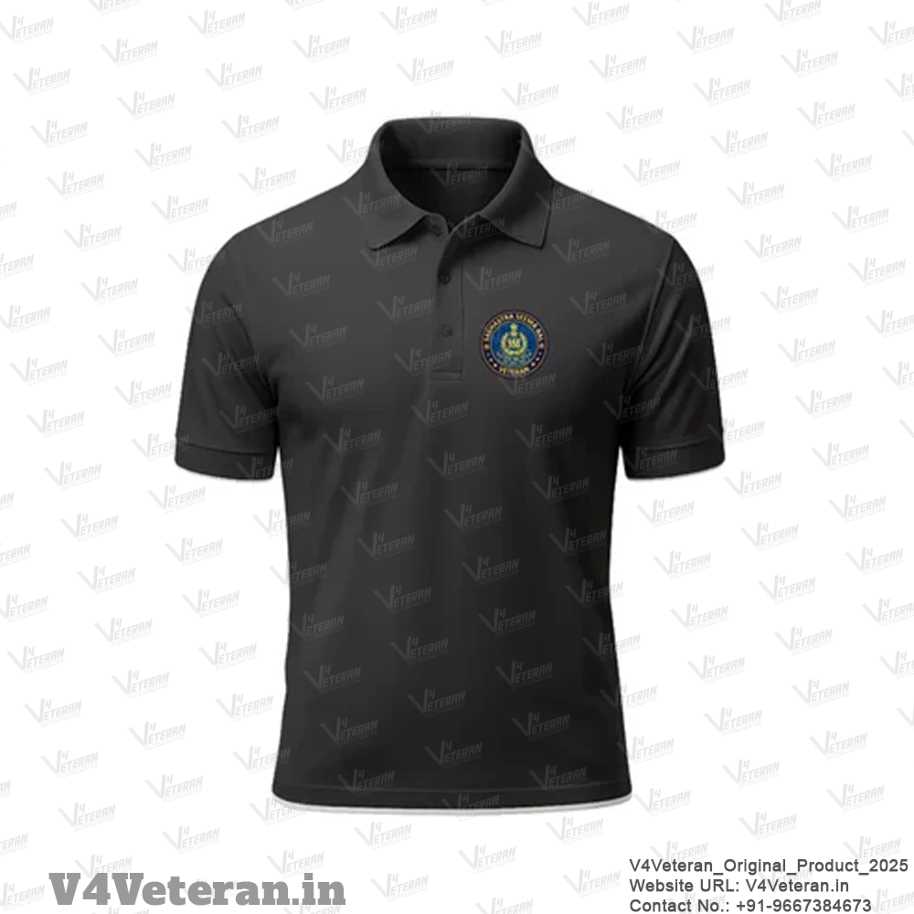 SSB Veteran Polo T-Shirt – Black Edition
