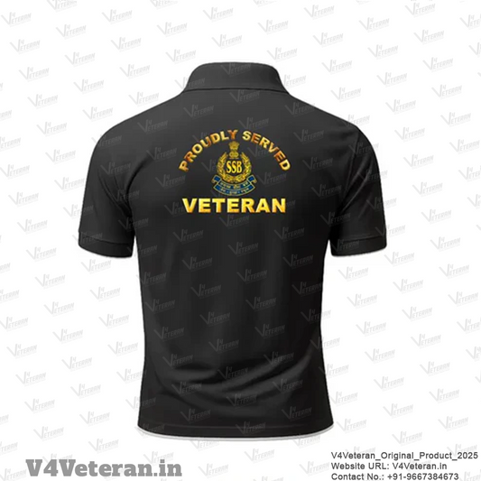 SSB Veteran Polo T-Shirt – Black Edition